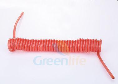 5mm het Gerolde Sleutelkoord van het Veiligheidshulpmiddel Douane zonder Hardware Rode Plastic Kabel